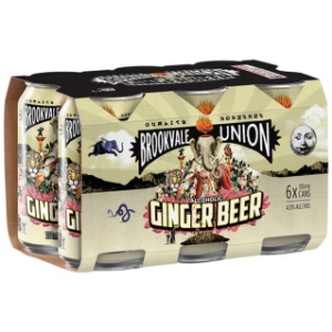 Picture of Brookvale Union Ginger Beer 6pk Cans 330ml