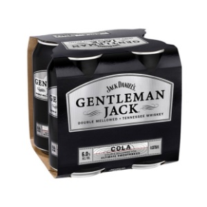 Picture of Gentleman Jack n Cola 4pk Cans 375ml