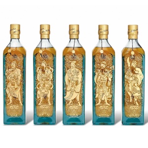 Picture of Johnnie Walker Blue Label Limited Edition Five Gods of Wealth 5x1 Litre