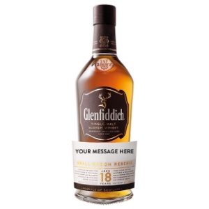 Picture of Glenfiddich 18YO with Personalised Label 700ml