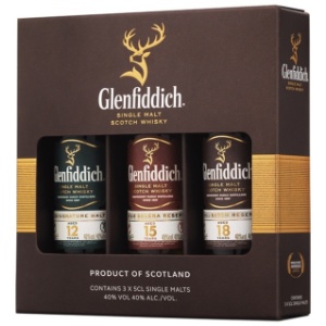 Picture of Glenfiddich 12/15/18YO Mini 3x50ml Gift Pk