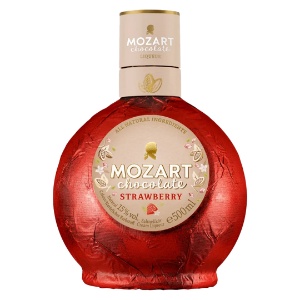 Picture of Mozart White Chocolate Strawberry Cream Liqueur 500ml